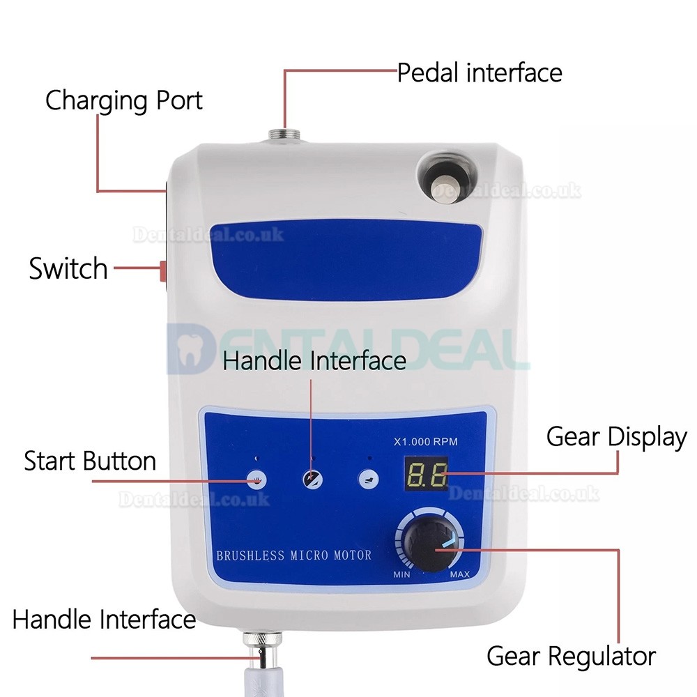 YD-BM001 Dental Lab Brushless Micromotor 50,000 RPM Handpiece